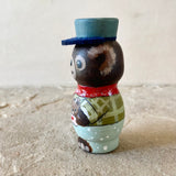 3” Bear with Cap Doll