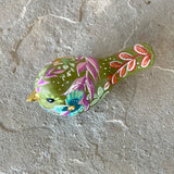 3.25” Olive Wildflower Songbird #1 (Resin)