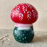 3.5” Snowman with Cardinals