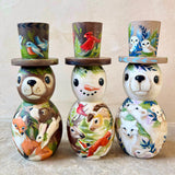 7.5” Large Woodland Snowman