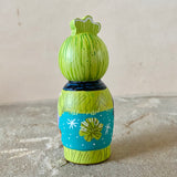 3”  Winter Friend: Lime Yeti with Tiger Cub