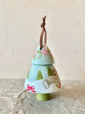 *Personalizable*4” Tree Ornament: Leaping Rabbit