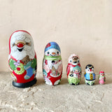 4.5” Set of 5: Santa, Snowman, Reindeer, Nutcracker, Gingerbread