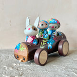 4: Forest Friends with Log Truck (Mushroom, Bunny, Bear)