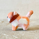 1.25” Cat with Burgundy Bonnet (Marmalade Spot)