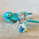 Set of 2: 3” Mushroom Rider with 8”Bird