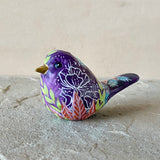 3.25” Eggplant Wildflower Songbird (Resin)