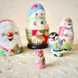4.5” Set of 5: Santa, Snowman, Reindeer, Nutcracker, Gingerbread