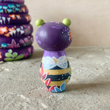 2pc Set: 4” Hive Box with Bee Friend (Violet)