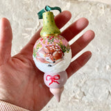 4” Spindle Ornament: Sleeping Fawn