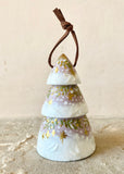 4” Tree Ornament: Little Fawn with Cardinals