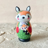 2” Fox with Baby