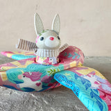 Set of 2: 3” Rabbit Rider with 8” Bird (Unicorn)