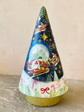7” Night Before Christmas Cone Tree