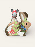 4.5” Bunny with Mouse Rider