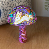 5.5” Giant Mushroom with Moths and Forest Friends