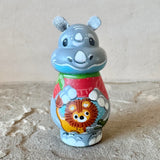 3” Winter Friend: Rhino with Lion and Croc