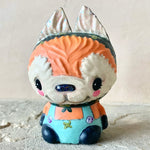 4” Fox (Turquoise and Evergreen Cross)