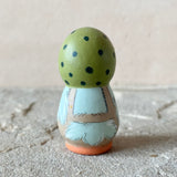 2” Bluebird with Mushrooms