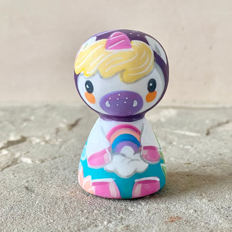 2” Unicorn with Baby (Purple)