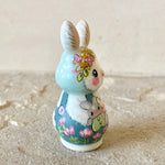 2.25” Bunny with 3 Babies (Sky+Steel Blue)