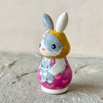 2.25” Bunny with Baby (Pink/Yellow)