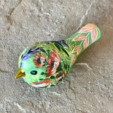 3.25” Mint Wildflower Songbird (Resin)
