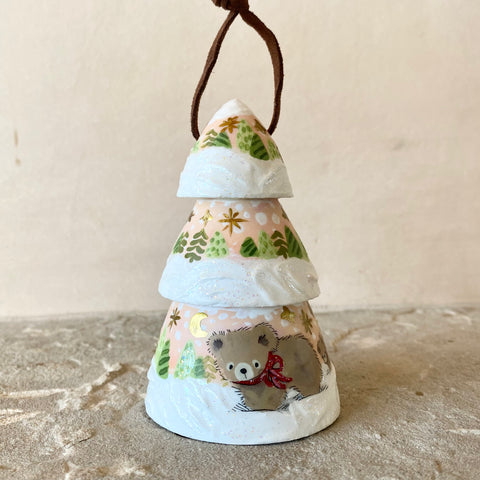 4” Tree Ornament: Bears in the Snow