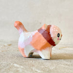 1.25” Cat with Burgundy Bonnet (Marmalade Spot)