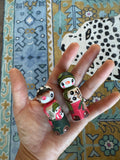 Set of 2: 2.5” Rudolph and Frosty