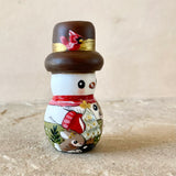 2.75” Snowman with Bunny Doll