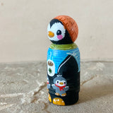 3”  Winter Friend: Penguin with Twin Chicks