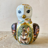 5” Woodland Barn Owl with Rabbit