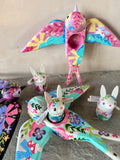 Set of 2: 3” Rabbit Rider with 8” Bird (Unicorn)