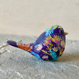 3.25” Eggplant Wildflower Songbird (Resin)