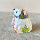 1.25” White Bear with Bonnet (Blue)