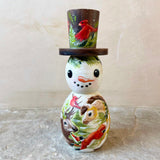 7.5” Large Woodland Snowman