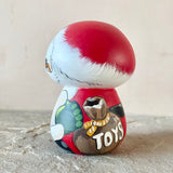 3.5” *PERSONALIZABLE* Santa (Wreath and Toy Bag)