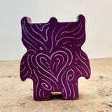 2” Owl Friend with Cub (Violet)