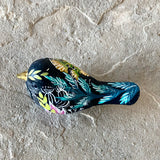 3.25” Ebony Wildflower Songbird #1 (Resin)