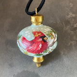 2” Spindle Ornament: Cardinal
