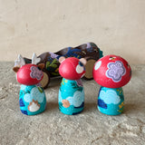 Set of 4: Forest Friends with Log Truck (Mushroom, Bear, Bunny) (Copy)