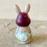 2.25” Bunny with Baby (Burgundy+Sky Blue)