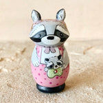 2” Raccoon with Baby