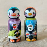 3”  Winter Friend: Penguin with Twin Chicks