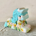 5.5” Secret Garden Unicorn (Turquoise)