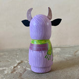 3”  Winter Friend: Purple Yeti with Penguin Chick