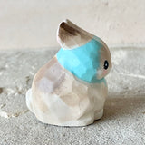 1.25” Bunny with Turquoise Bonnet