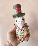 7.5” Large Woodland Snowman