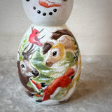 7.5” Large Woodland Snowman